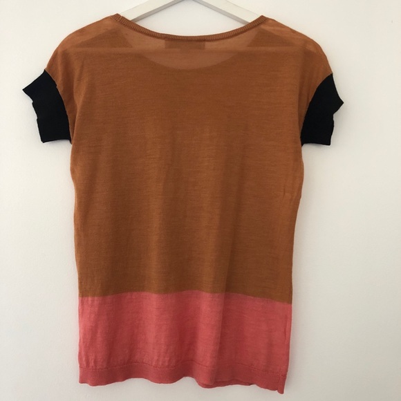 LOFT | Color Block Short Sleeve Sweater - Picture 4 of 4